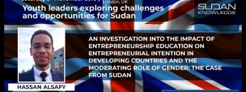 تأثير برامج تعليم ريادة الأعمال على النية في إنشاء أعمال ريادية في السودان