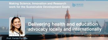 Delivering health and education advocacy locally and internationally