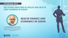 Health finance and economics in Sudan – DR. ABDELRAHMAN FAKI OMER