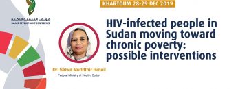HIV-infected people in Sudan moving toward chronic poverty: possible interventions