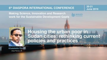 Housing the urban poor in Sudan cities: rethinking current policies and practices