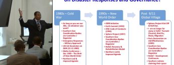 Learning from humanitarian crisis & Responses & Linking to Disaster Risk reduction EL KHIDIR DALOUM