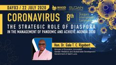 Strategic role of Diaspora in the management of pandemic and achieve Agenda 2030 – Dr. Gale Rigobert