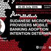 Sudanese microfinance providers mobile banking adoption intention determinants – Prof. Elsadig Ahmed